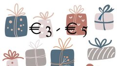 3,00 tot 5,00 Euro kadootjes