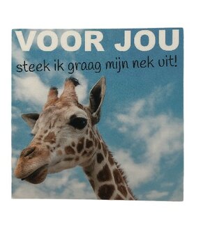 Voor jou steek ik graag mijn nek uit