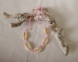 Enkelbandje schelp, roze
