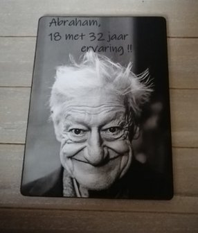 Bordje, abraham, 18 met 32 jaar ervaring!