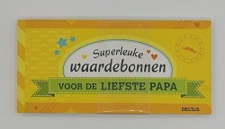 Waardebonnen voor de liefste papa