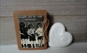 Zeep, bedankt voor het leuke schooljaar!