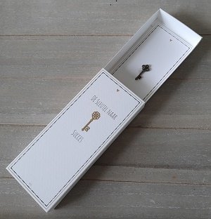 De sleutel naar succes in een luxe doosje