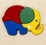 Houten puzzel, olifant