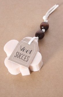 Zeep, veel succes
