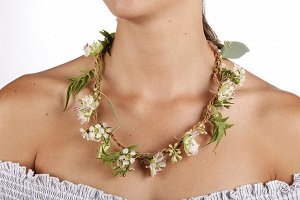 DIY bloemenketting