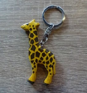 Sleutelhanger, giraffe