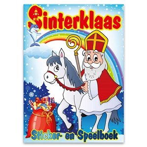 Sinterklaas sticker- en speelboek