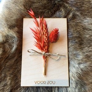 Wenskaart (van hout) Voor jou