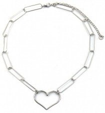 Ketting rvs met hart