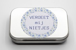 Zadendoosje, vergeet mij nietjes