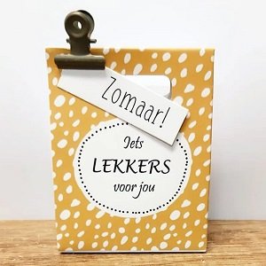 Iets lekkers voor jou, zomaar!