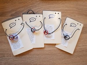 Ketting met natuurstenen ringen
