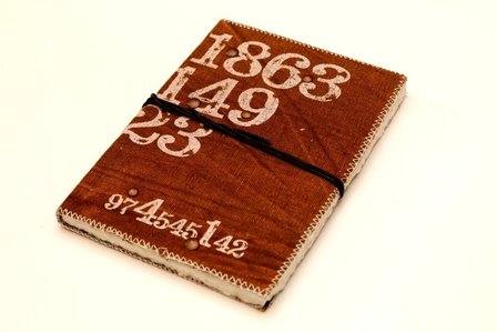Notitieboek cijfers (bruin)