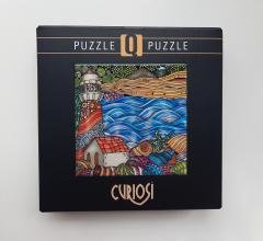 Art colour puzzel "vuurtoren"