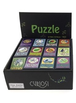 Art puzzel rond, salamander