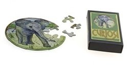 Art puzzel rond, libelle