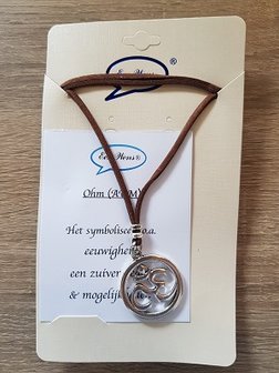 Veter ketting Ohm (AUM) bruin
