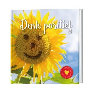 Boekje &quot;denk positief&quot; met mooie foto&#039;s en citaten