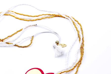 Ketting wit goud