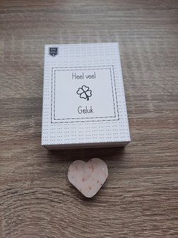 Zeepdoosje, heel veel geluk
