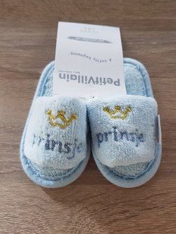 Badslipper (blauw) prinsje