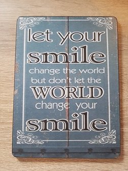 Bordje, Let your smile change the world...