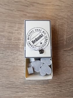 Zeepjes, bedankt meester voor dit schooljaar