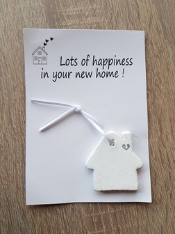 Kaart, Lots of happiness in your new home!