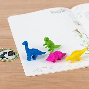 Set van 4 dinosaurus gummen