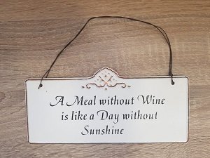 Bordje, A Meal without Wine is like a Day without Sunshine