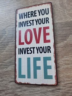 Magneet, where you invest your love invest your life