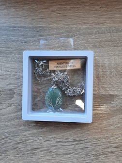 Ketting met natuursteen Aventurijn