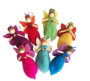 Regenboogelf beschermengel