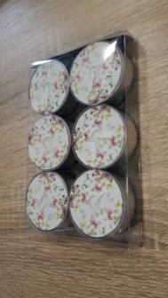 Waxinelichtje, vlinders