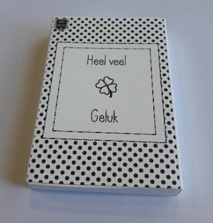 Heel veel geluk in een doosje