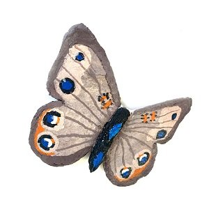 Papieren hanger, vlinder
