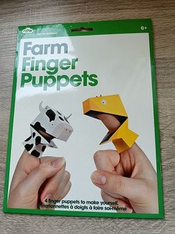 DIY Farm Finger Puppets