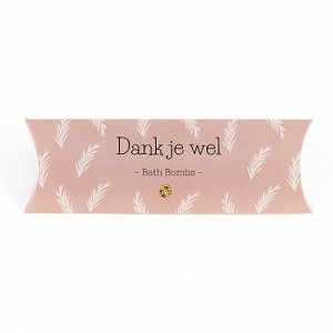 Dank je wel met bath bombs