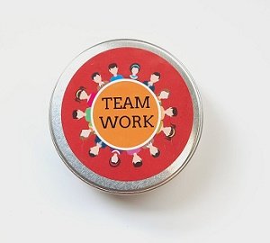 Kaars "teamwork"