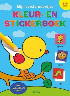 Mijn eerste woordjes kleur en stickerboek