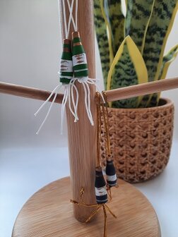Gelukshanger wijnfles