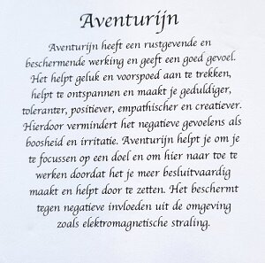 Beschrijving natuursteen Aventurijn