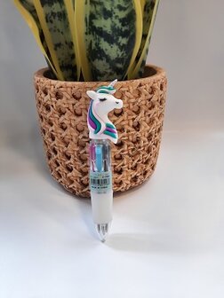 Unicorn 4 kleuren pen