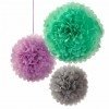 Pom poms fleurig