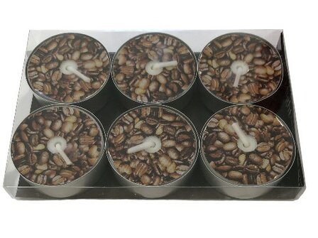 Waxinelichtjes koffie/bonen