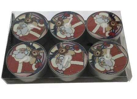 Waxinelichtjes voor de kerstdagen