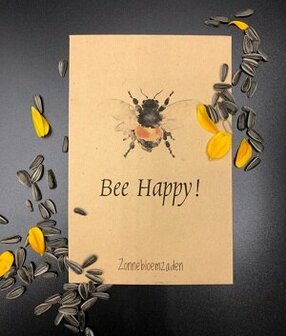 Zonnebloemzaden bee happy