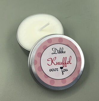 Dikke knuffel voor jou kaars