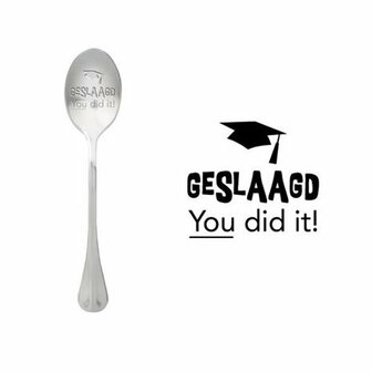 Lepel geslaag you did it!